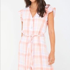 Bella Dahl plaid dress